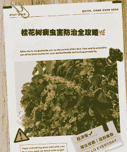 桂花病虫害的防治方法