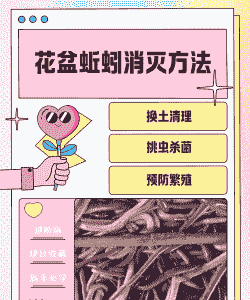 巧除花盆蚯蚓法
