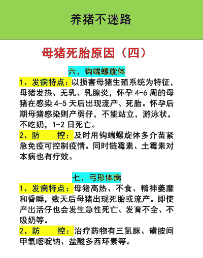 母猪产后死胎怎么治疗
