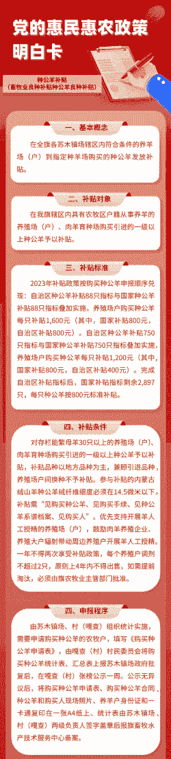 养牛养羊政策补贴