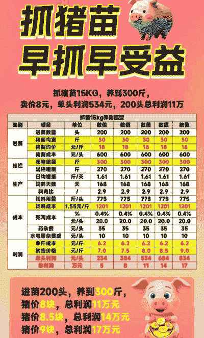 养多少猪才有补贴