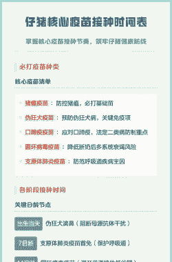 仔猪多少天打猪瘟疫苗