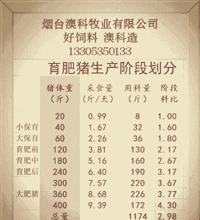 养一个猪吃多少饲料