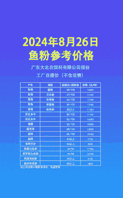 水产养殖鱼粉多少钱一吨