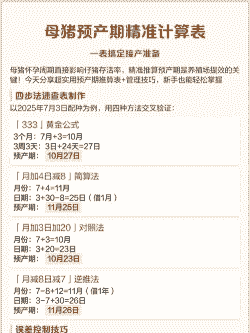 母猪产后几天能吃