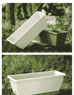 养花用的塑料槽子