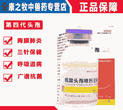 母猪产后头孢消炎