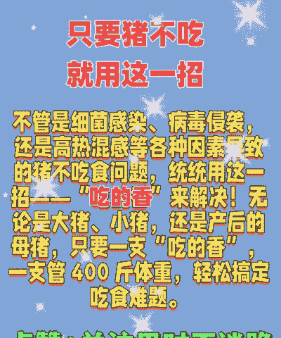 猪吃不好怎么办