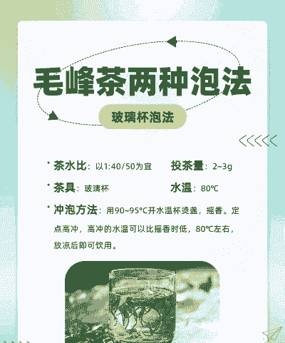 毛峰如何喝 毛峰的泡法