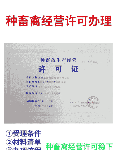 养殖牛蛙要办什么证