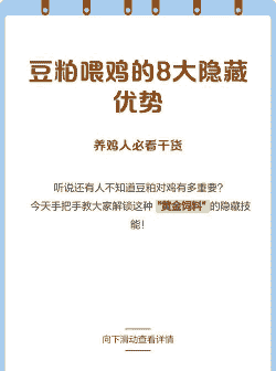 豆柏饲料喂鸡什么好处