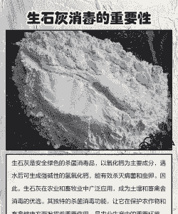 石灰乳用于什么消毒