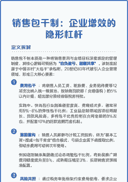 包干销售是什么意思