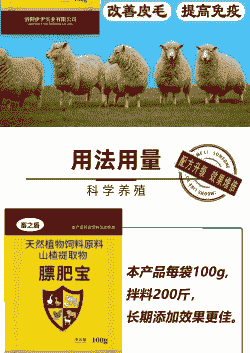 羊喂什么饲料催肥快