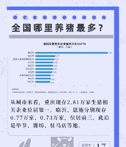 全国生猪养殖排名