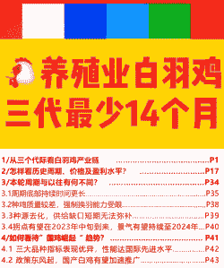白羽肉鸡养殖集团排名
