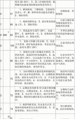 肉鸡 日龄 养殖表格