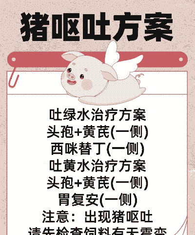 母猪生产后呕吐怎么治