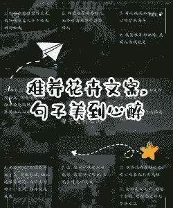 不用花瓶养花文案短句