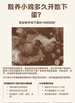 关于养殖土鸡多久下蛋