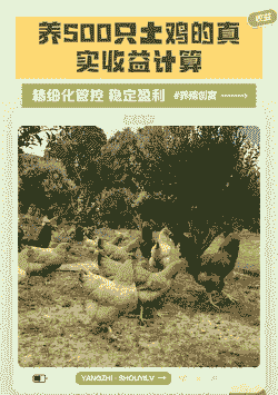 土鸡养殖有利润吗