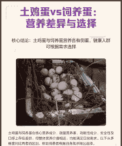养殖蛋和土鸡蛋区别