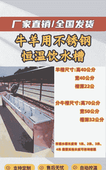 牛羊加热水槽价格表