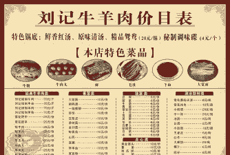 平凉牛羊肉价格表