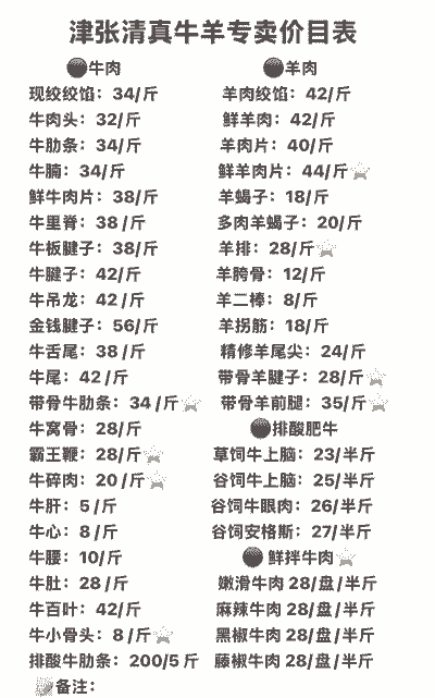 苏州清真新鲜牛羊肉价格