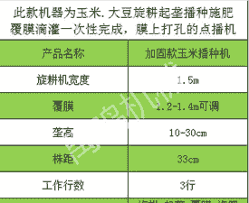 玉米种植起垄规格标准