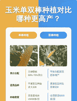 玉米种植双棵还是单棵