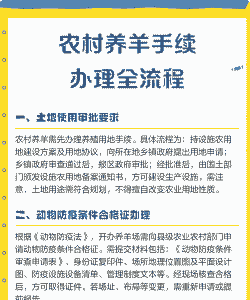农村养殖怎么办手续