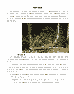 桂鱼怎么养殖技术