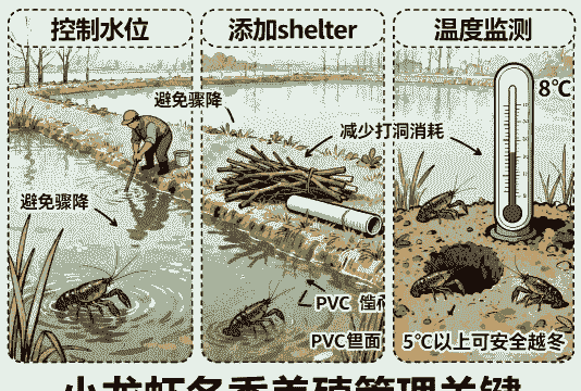 养殖小龙虾怎么过冬