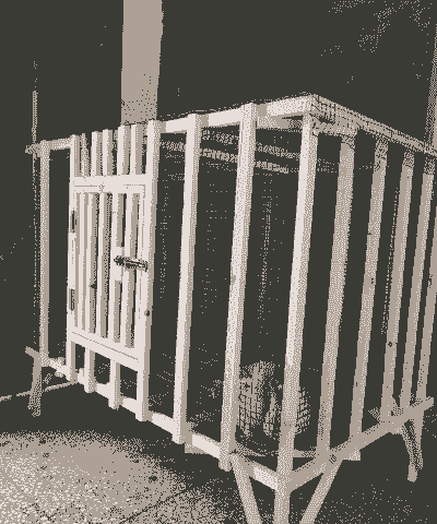 肉兔养殖笼怎么做