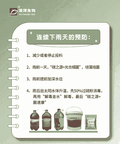 养殖水体下雨天怎么办