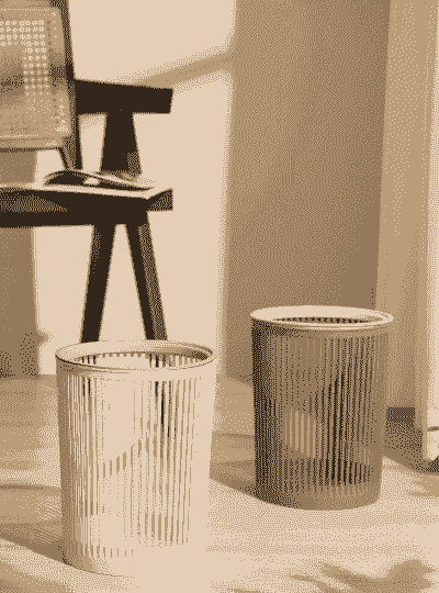 镂空垃圾篓养花