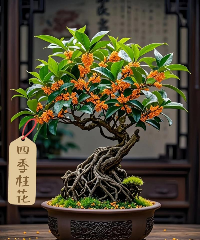 桂花盆栽怎么摆