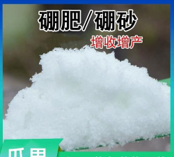 庭院养花硼砂肥